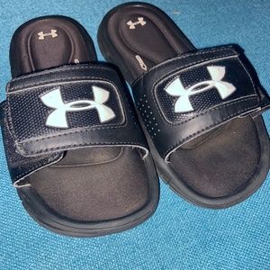 Boys Under Armour Slides